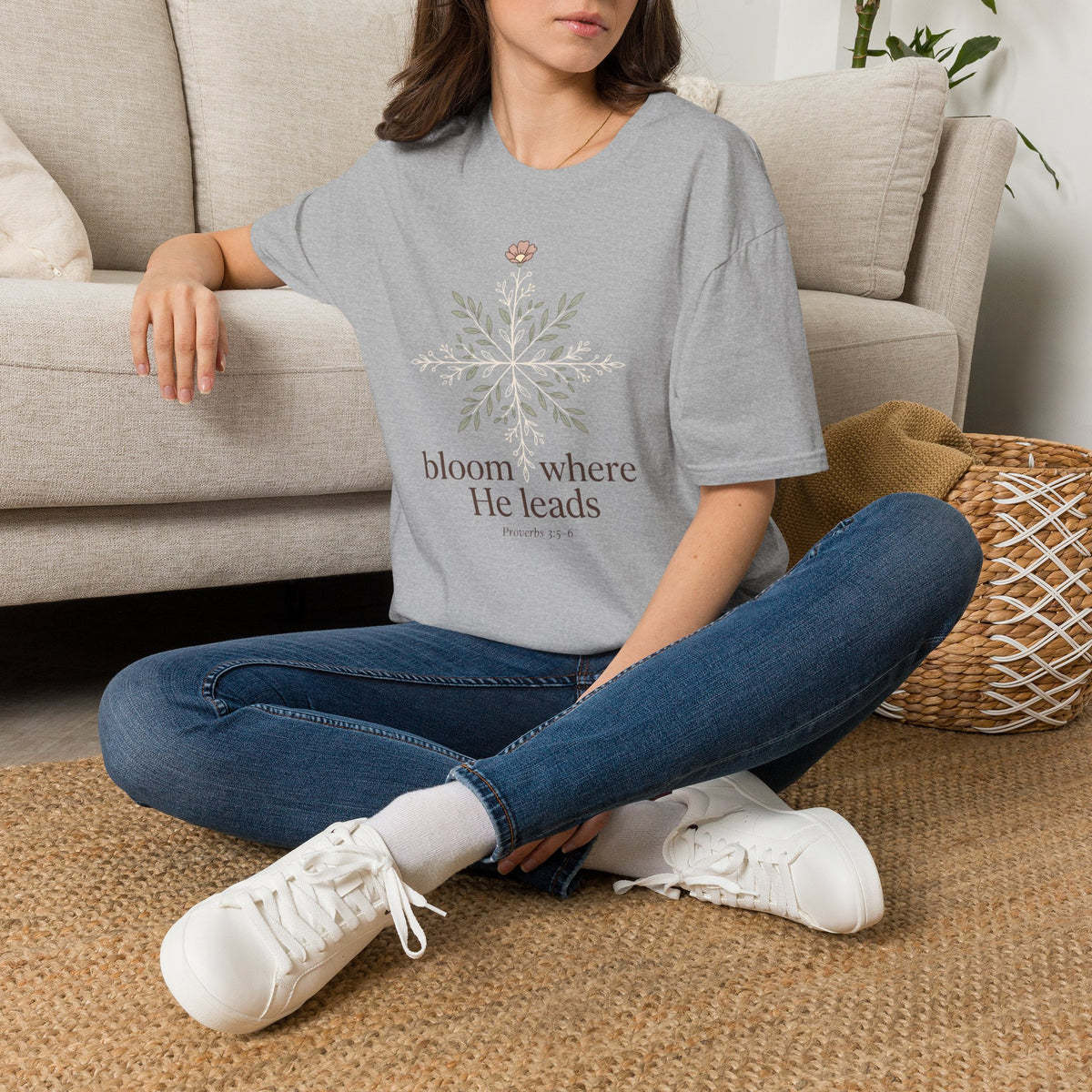 Bloom Where He Leads T-Shirt