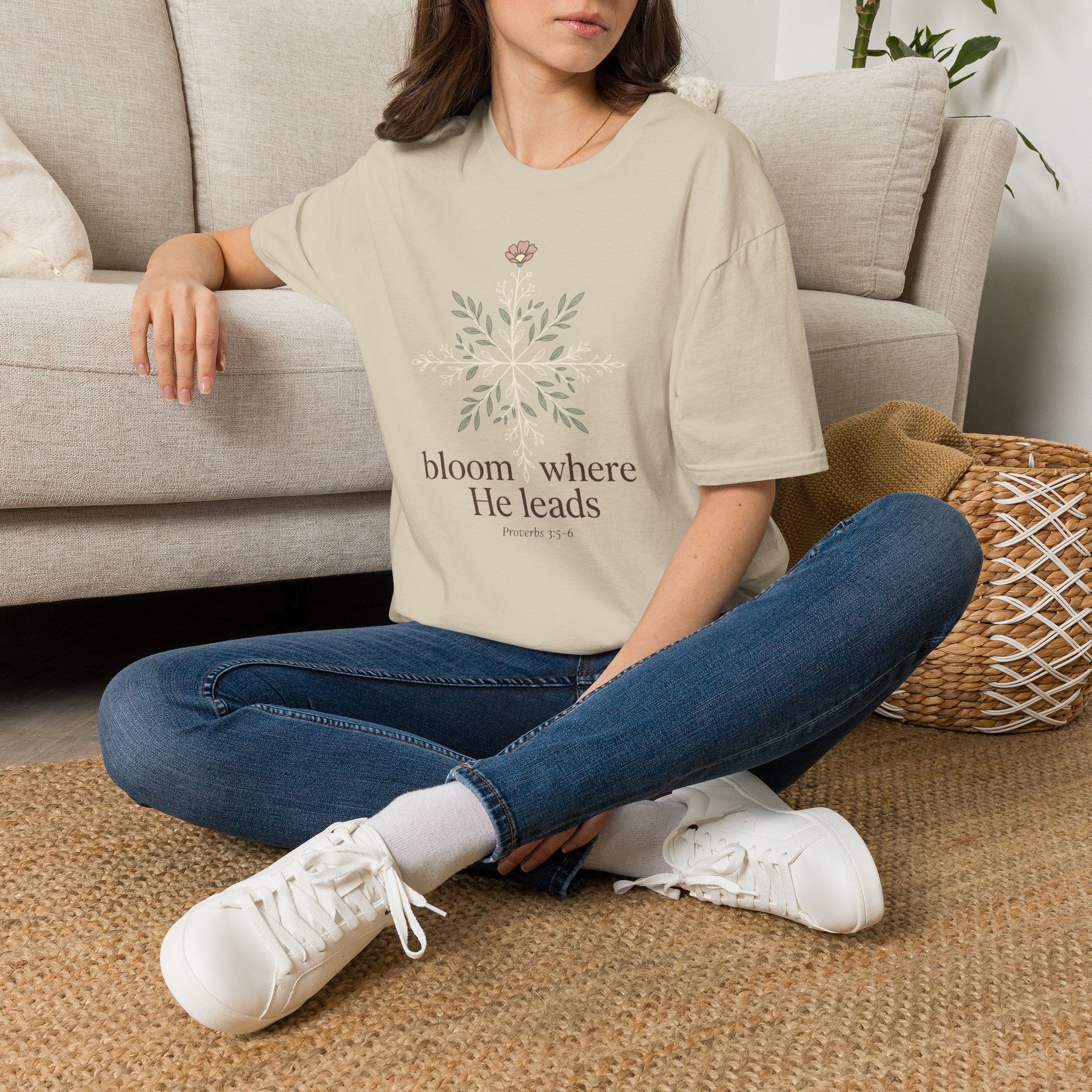 Bloom Where He Leads T-Shirt